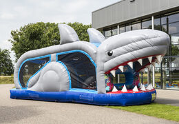 Buy shark obstacle course with 3D objects for kids. Order inflatable obstacle courses now online at JB Inflatables UK