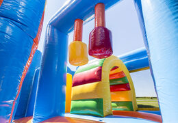 Order medium inflatable shark themed multiplay bouncer with slide for kids. Buy inflatable bouncers online at JB Inflatables UK