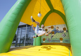 Get football kick arena attraction suitable for young and old, big and small. Buy inflatable football kick arena attraction online now at JB Inflatables UK