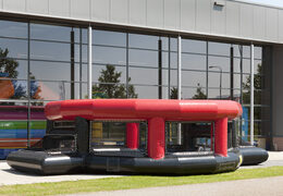 Buy a unique inflatable Panna football cage without a roof for kids. Order inflatable panna football cage now online at JB Inflatables UK