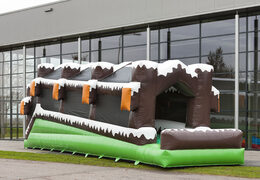 Inflatable roller track in winter theme for both young and old. Buy inflatable winter attractions online now at JB Inflatables UK