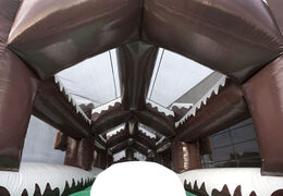 Buy unique inflatable roller track double in winter theme for both young and old. Order inflatable winter attractions now online at JB Inflatables UK