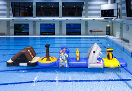 Order inflatable airtight mega run shark pool for both young and old. Buy inflatable pool games now online at JB Inflatables UK