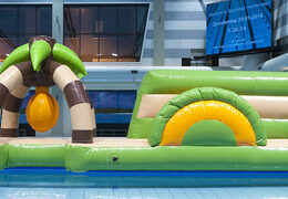 Buy inflatable double jungle run obstacle course for both young and old. Order inflatable obstacle courses online now at JB Inflatables UK