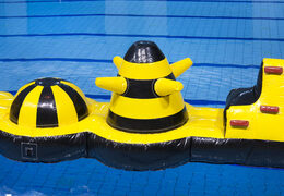 Inflatable adventure run pool with fun objects for both young and old. Order inflatable pool games now online at JB Inflatables UK