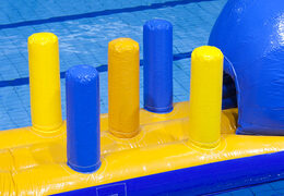 Unique inflatable whale run obstacle course with fun 3D obstacles for both young and old. Order inflatable obstacle courses online now at JB Inflatables UK