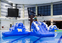 Order a double pirate run assault course for both young and old. Buy inflatable pool obstacle courses online now at JB Inflatables UK