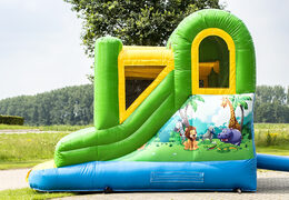 Order Jumpy Happy jungle bouncy castle for children. Buy inflatable bouncy castles online at JB Inflatables UK