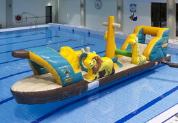 Buy airtight inflatable ship in jungle theme for both young and old. Order inflatable water attractions now online at JB Inflatables UK