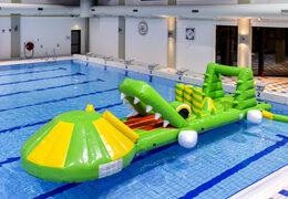 Order a unique inflatable slide in a crocodile theme for both young and old. Buy inflatable pool games now online at JB Inflatables UK
