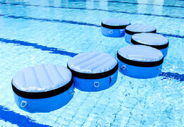 Order inflatable connectable water lilies for both young and old. Buy inflatable water attractions online now at JB Inflatables UK