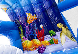Order a mini seaworld 9m inflatable obstacle course with 3D objects for children. Buy inflatable obstacle courses online now at JB Inflatables UK