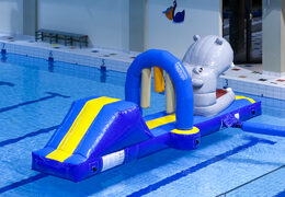 Buy an assault course hippo run with fun objects for both young and old. Order inflatable obstacle courses online now at JB Inflatables UK