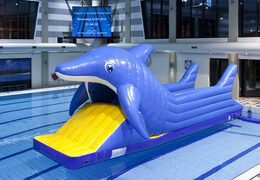 Order unique inflatable Obstacle Run in dolphin theme with challenging obstacle objects for both young and old. Buy inflatable water attractions online now at JB Inflatables UK