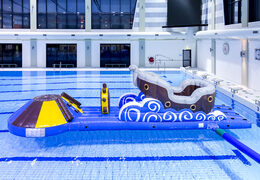 Get an airtight pirate-themed inflatable slide for both young and old. Order inflatable pool games now online at JB Inflatables UK