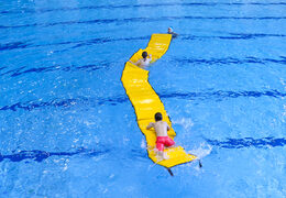 Order water running mat in different sizes and colors for kids. Buy inflatable pool games now online at JB Inflatables UK