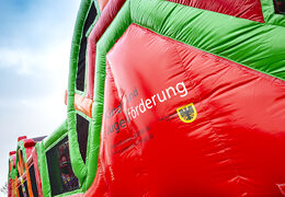 Buy custom inflatable Stadt Dormund Jugendamt obstacle course for both young and old. Order inflatable obstacle courses online now at JB Promotions UK