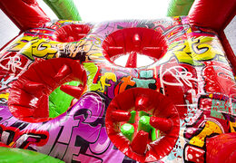 Mega inflatable Stadt Dormund Jugendamt obstacle course for both young and old. Buy inflatable obstacle courses online now at JB Promotions UK