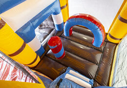 Buy multiplay pirate bouncer with a slide for children. Order inflatable bouncers online at JB Inflatables UK