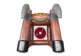 Order inflatable Ax Battle game for both young and old. Buy bouncy castles now online at JB Inflatables UK