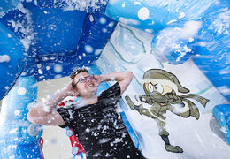 Order inflatable IPS game Ninja Snow at JB Inflatables