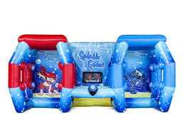 Get inflatable IPS Ninja Splash with a water sprayer for both young and old. Order inflatable IPS Ninja attractions now online at JB Inflatables UK 