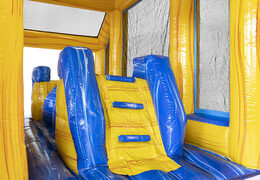 Buy inflatable modular 19 meter obstacle course in marble theme for kids. Order inflatable obstacle courses now online at JB Inflatables UK