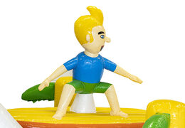 Buy 13.5 meter long obstacle course in the surf theme with appropriate 3D objects for kids. Order inflatable obstacle courses now online at JB Inflatables UK