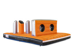 Buy inflatable 40-piece giga modular Bars Dodger Platform obstacle course for children. Order inflatable obstacle courses online now at JB Inflatables UK