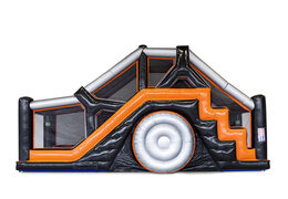 Buy inflatable 40-piece giga modular Big Log Slide assault course for kids. Order inflatable obstacle courses online now at JB Inflatables UK