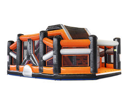 Buy Mega Dodge or Slide obstacle course for kids. Order inflatable obstacle courses online now at JB Inflatables UK