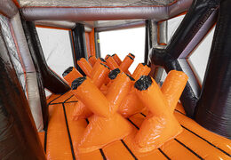 Buy inflatable 40-piece giga modular X-Corner assault course for kids. Order inflatable obstacle courses online now at JB Inflatables UK