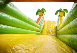 Buy the perfect gorilla themed inflatable slide with 3D objects for kids. Order inflatable slides now online at JB Inflatables UK