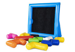 bestel opblaasbare puzzel blauw