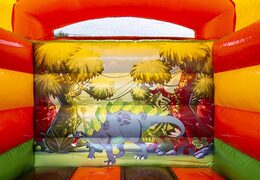 Small inflatable bouncer to buy in colourful dino theme. Bouncers available at JB Inflatables UK online