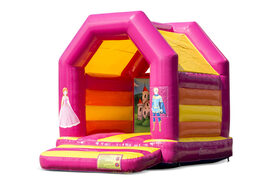 Buy a midi inflatable bouncy castle with a princess theme for kids. Bouncy castles available at JB Inflatables UK online