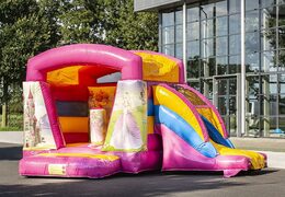 Buy a small indoor multifun bouncy castle with a princess theme for children