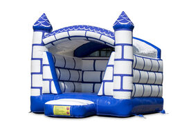 Small inflatable castle-themed bouncy castle with roof for kids for sale. Buy bouncy castles online at JB Inflatables UK 
