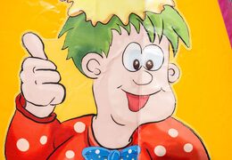 Small open bouncy castle for sale for commercial use for kids in party theme. Bouncy castles are online available at JB Inflatables UK 