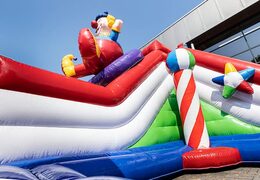 Order colored inflatable park in circus theme for children. Buy bouncers online at JB Inflatables UK