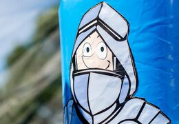 Order large open multiplay indoor castle bouncer with slide for kids. Buy bouncers online at JB Inflatables UK