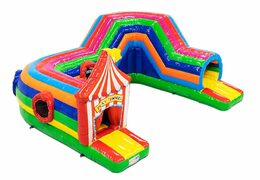 Buy a spacious crawl tunnel circus bouncy castle for kids. Order bouncy castles online at JB Inflatables UK