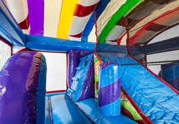 Order candyland bouncer in a unique design, a slide and 3D objects for kids. Buy bouncers online at JB Inflatables UK