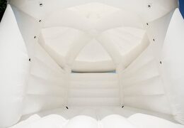 Buy standard carousel white wedding bouncers for children. Order bouncers online at JB Inflatables UK