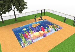 Buy inflatable airmountain in seaworld theme for children. Order inflatable airmountains now online at JB Inflatables UK