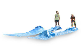 Order blue crawl tunnel for both old and young. Buy inflatable items online at JB Inflatables UK