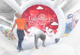 snow globe airtight with valentine background to take pictures buy