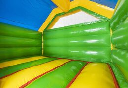 Order inflatable bouncy castle with slide in the shape of a crocodile for children