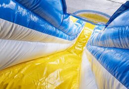 large waterfall themed blue and yellow slide for sale for kids