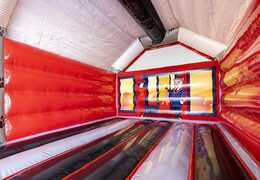 order standard inflatable air cushion in animal hotel with 3d animals for kids